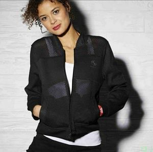 NWOT Reebok Iverson Black Mesh Sports Jacket Size…